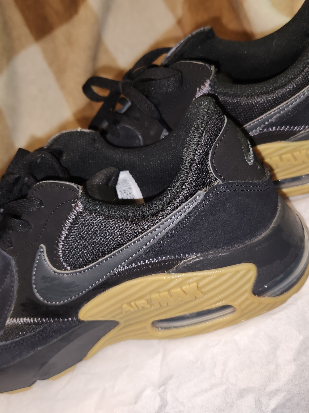 Nike Black Sneakers with Gum Sole